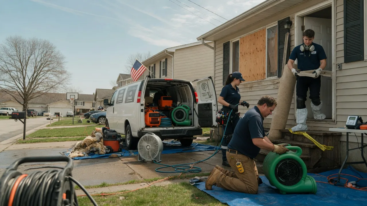 Water Damage Restoration in Hicksville, OH near me